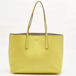 Pre Owned Kate Spade Molly Large Yellow Leather Tote