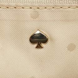 Pre Owned Kate Spade Cameron Street Candace Plaid Red/Black Canvas and Leather Tote