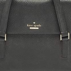 Pre Owned Kate Spade Holden Street Leslie Black Leather Tote