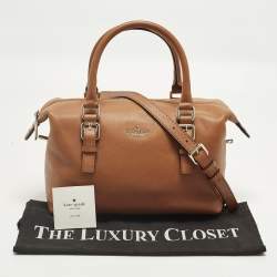 مملوكة مسبقًا Kate Spade Cobble Hill Sami Brown Leather Satchel