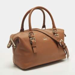 مملوكة مسبقًا Kate Spade Cobble Hill Sami Brown Leather Satchel
