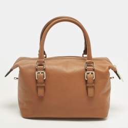 مملوكة مسبقًا Kate Spade Cobble Hill Sami Brown Leather Satchel
