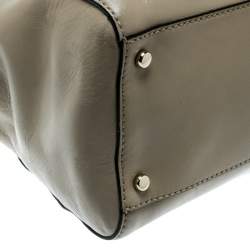 Kate Spade Beige/Black Leather Catherine Street Top Handle Bag