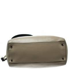Kate Spade Beige/Black Leather Catherine Street Top Handle Bag