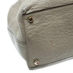 Pre Owned Kate Spade Cream/Black Leather Satchel