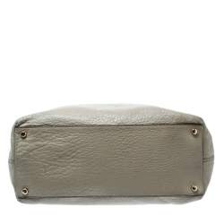 Pre Owned Kate Spade Cream/Black Leather Satchel