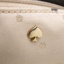 Pre Owned Kate Spade Black Leather Bow Terrace Janis Tote