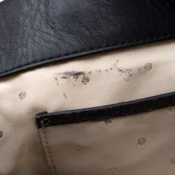 Pre Owned Kate Spade Black Leather Bow Terrace Janis Tote