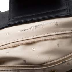 Pre Owned Kate Spade Black Leather Bow Terrace Janis Tote