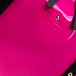 Pre Owned Kate Spade Pink Patent Leather Bowler Bag