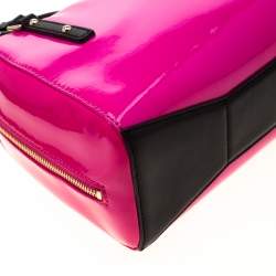 Pre Owned Kate Spade Pink Patent Leather Bowler Bag