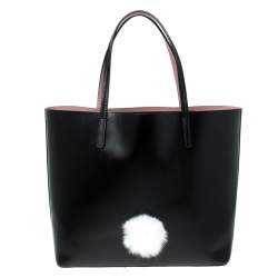 Pre Owned Kate Spade Black Leather Rabbit Little Len Tote