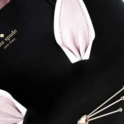 Pre Owned Kate Spade Black Leather Rabbit Little Len Tote