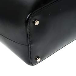 Pre Owned Kate Spade Black Leather Rabbit Little Len Tote