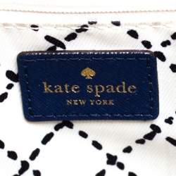 Pre Owned Kate Spade Navy Blue Leather Mulberry Street Leighann Tote