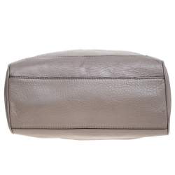 Pre Owned Kate Spade Grey Leather Shoulder Bag