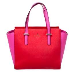 Kate Spade Red/Pink Leather Cedar Street Hayden Tote Kate Spade | TLC