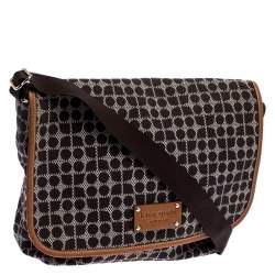 Kate Spade Black Signature Noel Messenger Bag