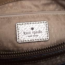Pre Owned Kate Spade Metallic Leather Tote