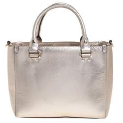 Pre Owned Kate Spade Metallic Leather Tote