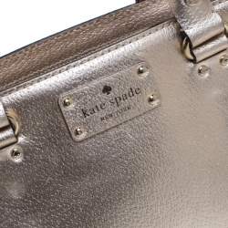 Pre Owned Kate Spade Metallic Leather Tote