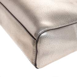 Pre Owned Kate Spade Metallic Leather Tote