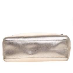 Pre Owned Kate Spade Metallic Leather Tote