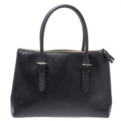 Pre Owned Kate Spade Black Leather Charlotte Street Reena Tote