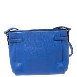 Pre Owned Kate Spade Blue Leather Mini Brandy Crossbody Bag