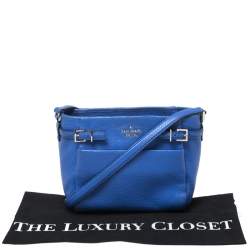 Pre Owned Kate Spade Blue Leather Mini Brandy Crossbody Bag