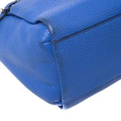 Pre Owned Kate Spade Blue Leather Mini Brandy Crossbody Bag