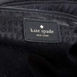 Pre Owned Kate Spade Black Quilted Nylon New Lightweight Tote