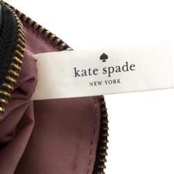 Pre Owned Kate Spade Black Leather Patterson Drive Dome Satchel