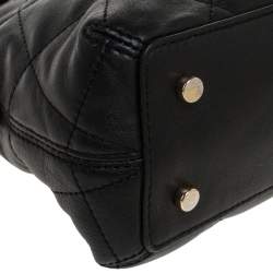 Pre Owned Kate Spade Black Leather Patterson Drive Dome Satchel