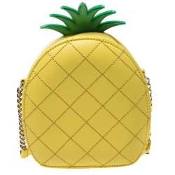 Kate Spade Yellow Pineapple Leather Crossbody Bag