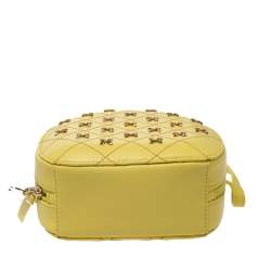 Kate Spade Yellow Pineapple Leather Crossbody Bag