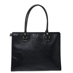 Pre Owned Kate Spade Black Leather Tote