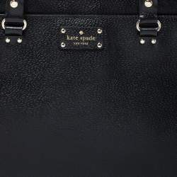 Pre Owned Kate Spade Black Leather Tote