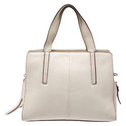 Pre Owned Kate Spade Cream Leather Satchel