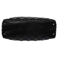 Pre Owned Kate Spade Black Quilted Leather Astor Court Elena Tote