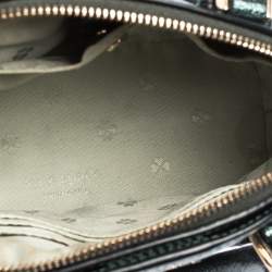 Pre Owned Kate Spade Metallic Green Leather Small Lottie Crossbody Bag