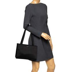 Pre Owned Kate Spade Black Nylon Sam Tote