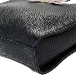 Pre Owned Kate Spade Black/Pink Leather Street Fannie Crossbody Bag