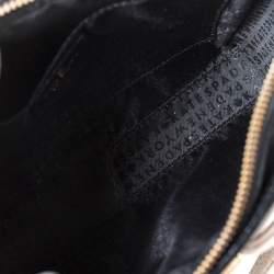 Pre Owned Kate Spade Black/Pink Leather Street Fannie Crossbody Bag