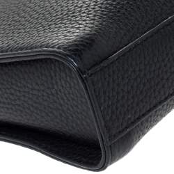 Pre Owned Kate Spade Black/Pink Leather Street Fannie Crossbody Bag