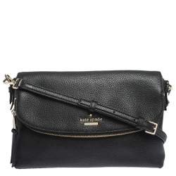 Kate Spade Black Leather Polly Shoulder Bag Kate Spade TLC