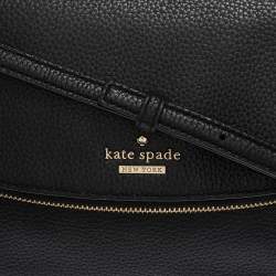 Pre Owned Kate Spade Black Leather Polly Shoulder Bag