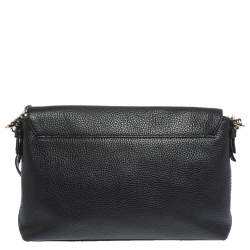 Pre Owned Kate Spade Black Leather Polly Shoulder Bag