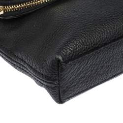 Pre Owned Kate Spade Black Leather Polly Shoulder Bag