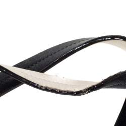 Pre Owned Kate Spade Brown/White Leather Weekender Bag